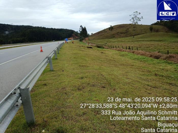 Conserva Verde no  Contorno Viário de Florianópolis/SC.